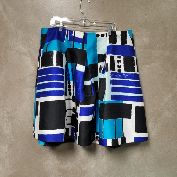 Lane Bryant Pleated Multcolor A line Skirt Size 20 - Picture 8 of 8